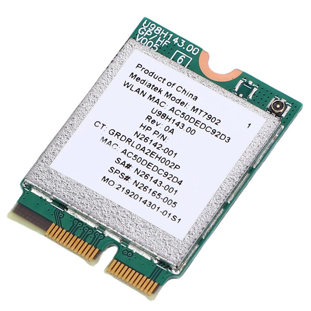 Wireless Net Card for Wins 10 11 M.2 NGFF 4200Mbps 2.4GHz 5GHz 6GHz Laptop Network Adapter with 8dBi Antenna Bracket