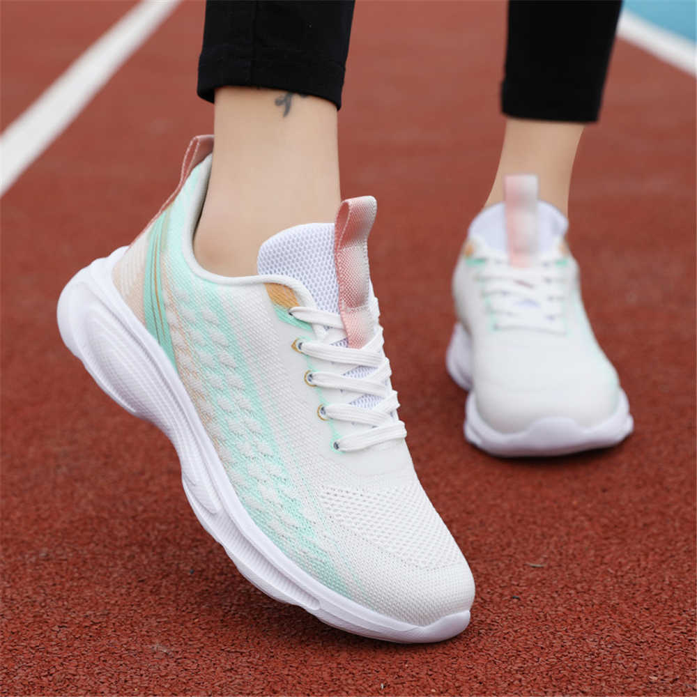 Fashion Knitted Plateforme Red Women's Boot High Sneakers Ladies Running Shoes Sport Sapateneis Portable Tenya Price Tensi