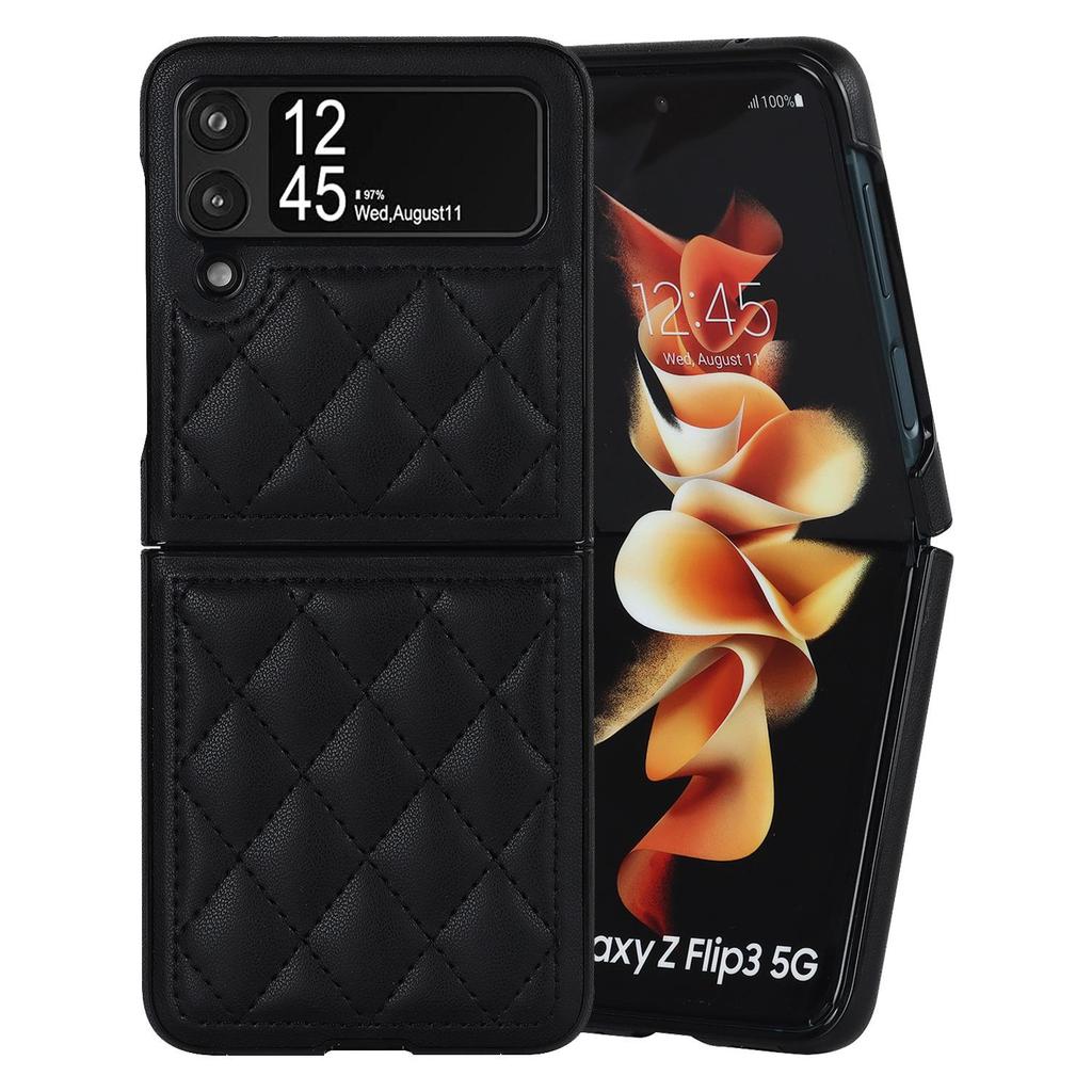Galaxy Z Flip6 Lambskin Texture Retro Protective Leather Case for Samsung Fold6