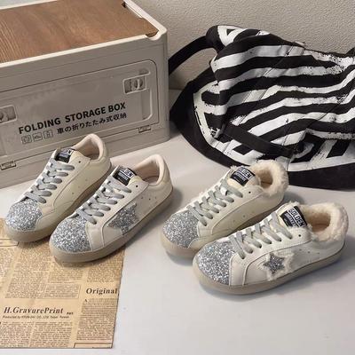 Star Little Dirty Shoes Women's Leather Little White Shoes Children's New Flat Casual Board Shoes
