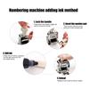 Automatic Numbering Machine 7506 6 Digit Number Coding Page Digital Stamping Machine