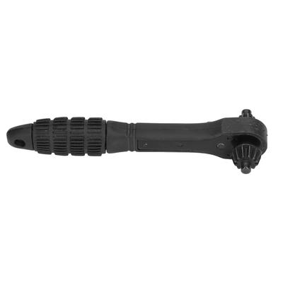 Ratchet Wrench 2 In 1 Black Carbon Steel Multifunctional Quick Drill Chuck Wrench for Universal