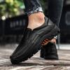 Fashion Luxury Brand Mens Loafers Leather Formal Business Shoes Fashion Breathable Soft Bottom Men Black Dress Loafers Big Size 38-48