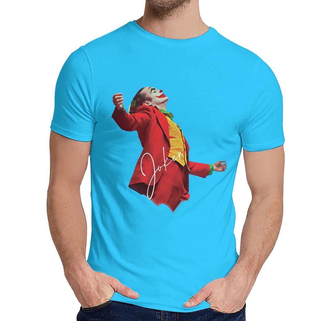 Maglietta da uomo Fantastico Merch Of Joker Joker Joaquin Phoenix Uomo casual in cotone naturale SO