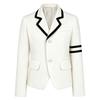Giacca Suit Scolastica Unisex per Bambini con Collo a Revers e Manica Lunga