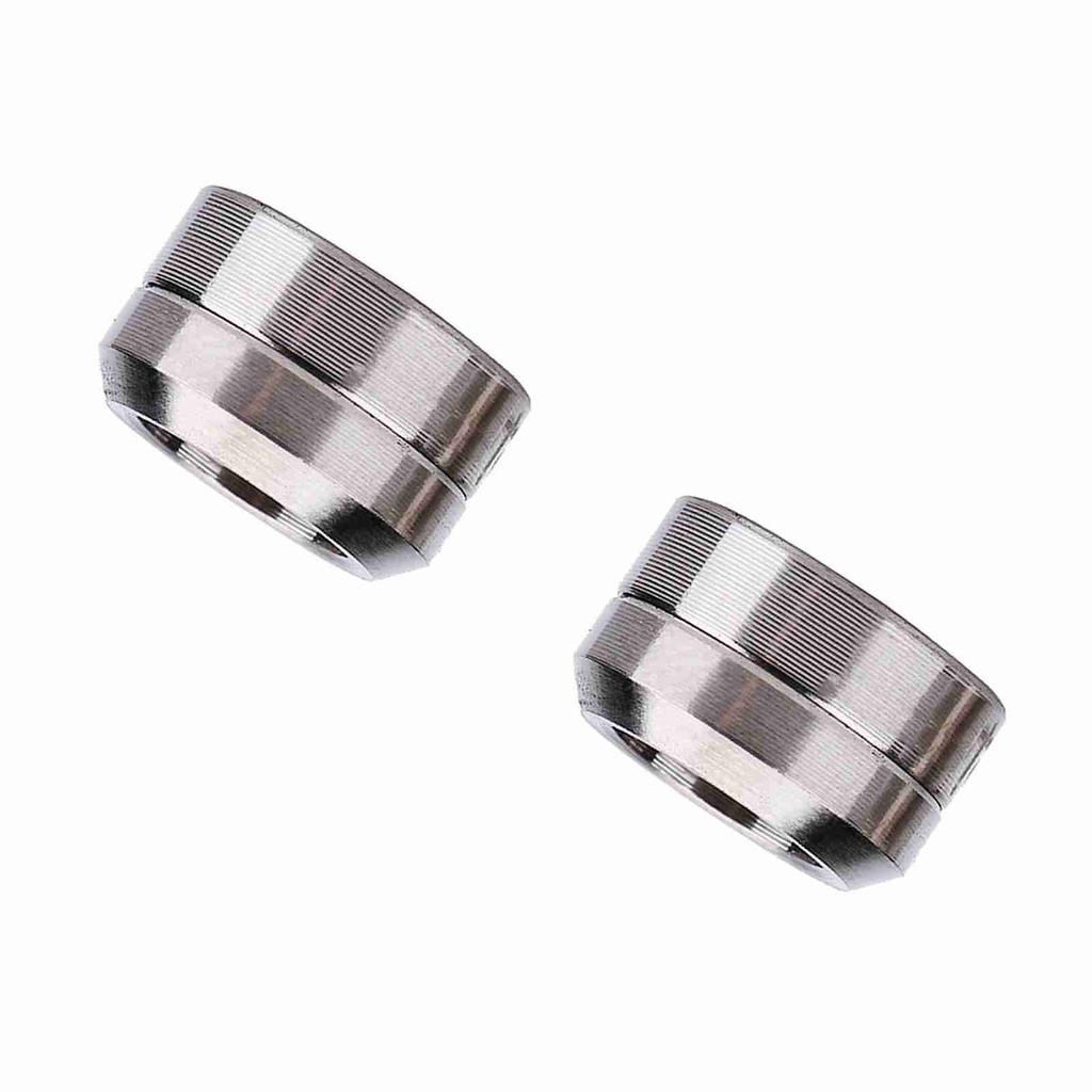 4Pcs/Lot TC4 Titanium Brake Caliper Fixed Bolts Gasket Spacer For Mountain Bike (Titanium)