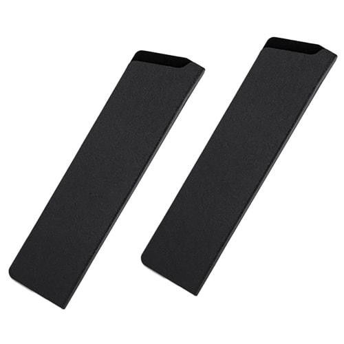 VIEAURA Knife Covers/Sleeves (Set of 2) - Knife Case, Storage, Portable, Outdoor, Camping, Black (22 x 5.5cm)
