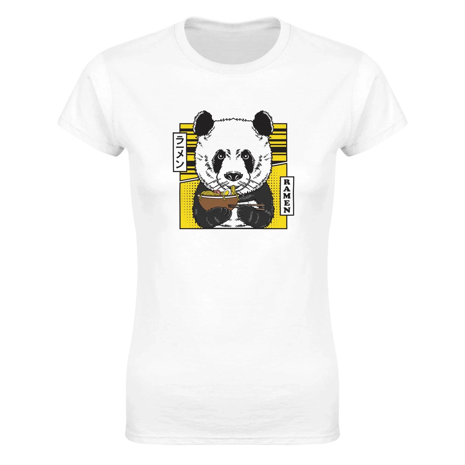 Panda Ramen T-Shirt for Women S
