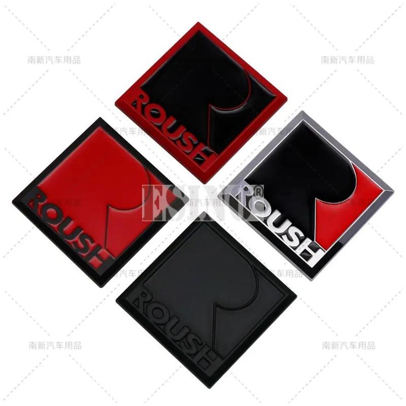 1PC 3D Roush Performance Car Trunk Metal Alloy Adhesive Badge Emblem Body Tailgate Accessories For Mustang Shelby GT GT 500