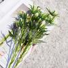 Realistic Artificial Sea Holly Branch Real Touch Fake Flowers  Home Living Room Decor