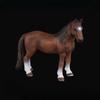 1Pc Children's Simulation Animal Toys Wildlife Model Set Solid Quarter Horse White Horse Black Horse Maxima Horse