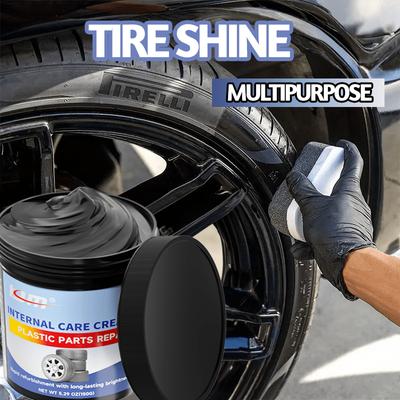Car Tire Retreading Gloss Paste, Tire Surface Maintenance, Wheel Hub Decontamination, Brightening,  Removal, Cleaning Agent