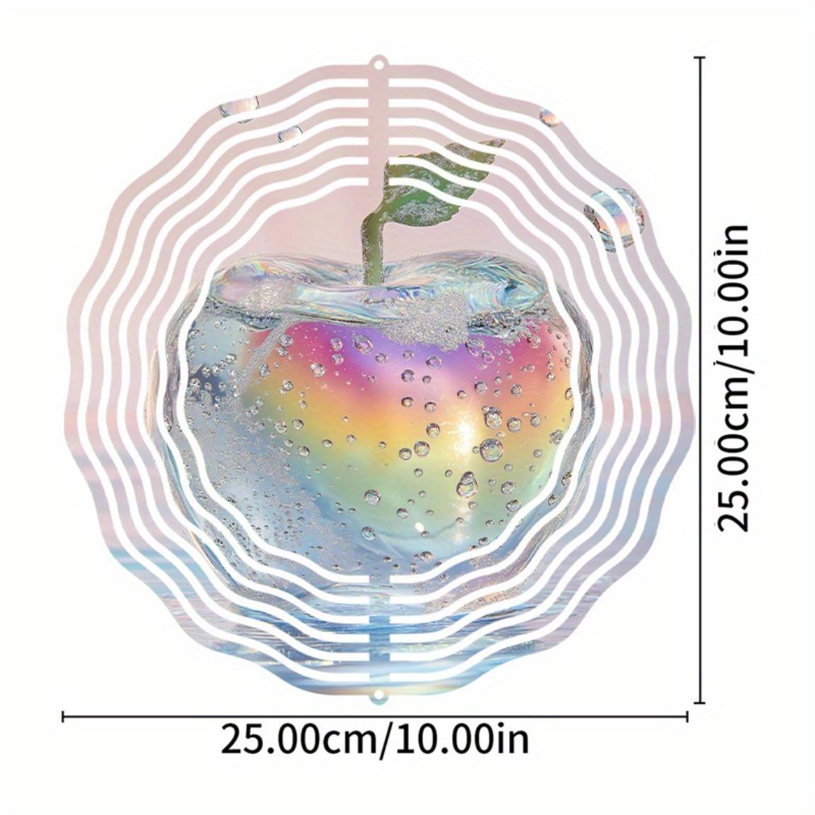 

Радужный нимб Яблоко Ветряк Металлический Садовый Декор для Внутреннего Наружного Использования Всесезонное Праздничное Украшение Рождество Пасха День Благодарения 01A