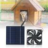 Ventilátor napájený solárním panelem Miniventilátor 5W 6V Solární výfukový ventilátor Provozovaný slunečním světlem/ IP65 Voda
