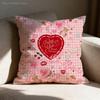 Pink Bookish Book Lover Pillowcases Bedroom Living Room Sofa Home Decor Polyester Cushion Cover with Zipper