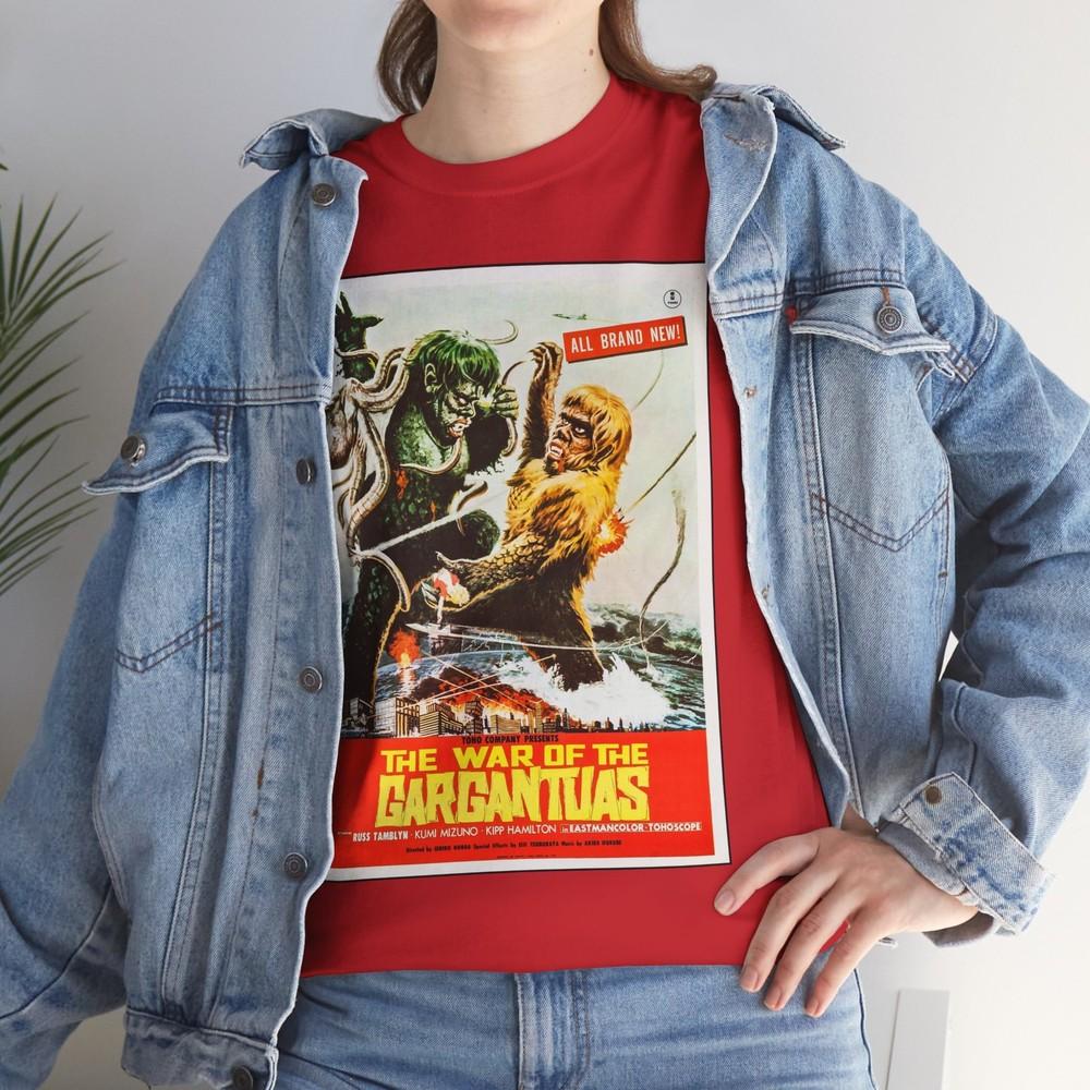 The War of the Gargantuas (1966) T-Shirt V2 Kaiju Monster Japan Russ Tamblyn