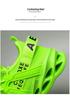 7770 Men's Low-Top Blade Sole Running Shoes - Iridescent Mesh Upper, Large Size, Trendy & Casual for Spring/Summer Jogging