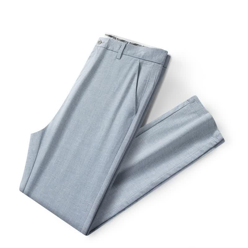 

Firstview Men s Cotton Blend Casual Straight-Leg Pants FX1041 L