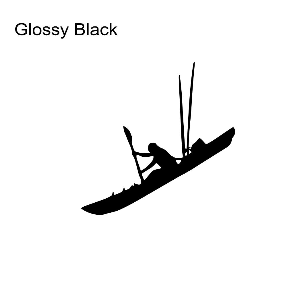 

Funny Fishing Kayak Fisherman Personalized Car Stickers Vinyl Waterproof Decals Universal Auto Exterior Decoration Accessories 1 pcs