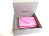 Authentic BALENCIAGA Pink Leather Trifold Mini Wallet Compact Wallet #b126  Open box