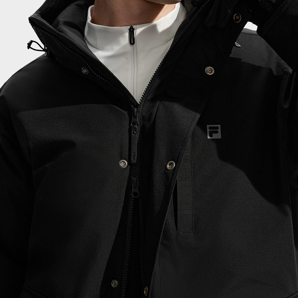 Men's Jacket FILA Down Jacket Men's Jet Black