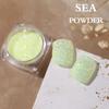 Aurora Effect Nail Art Powder Non-Floating Colorful Pastel Dust Ultra Fine Glitter Nail Powder