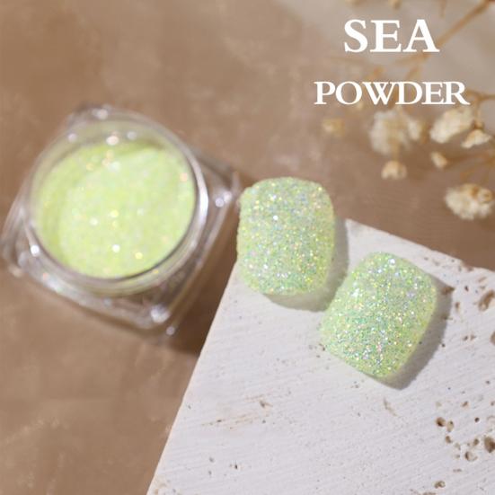 Aurora Effect Nail Art Powder Non-Floating Colorful Pastel Dust Ultra Fine Glitter Nail Powder