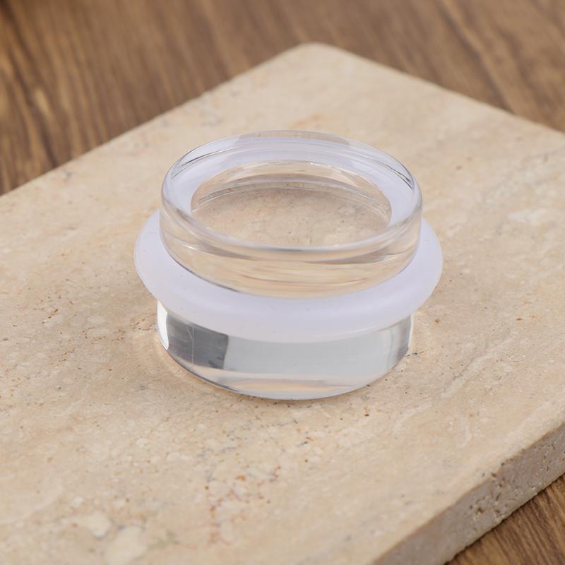 Acrylic Door Stopper Transparent Cylindrical Anti-Collision Buffer To Protect Walls And Furniture Self Adhesive Door Stopper
