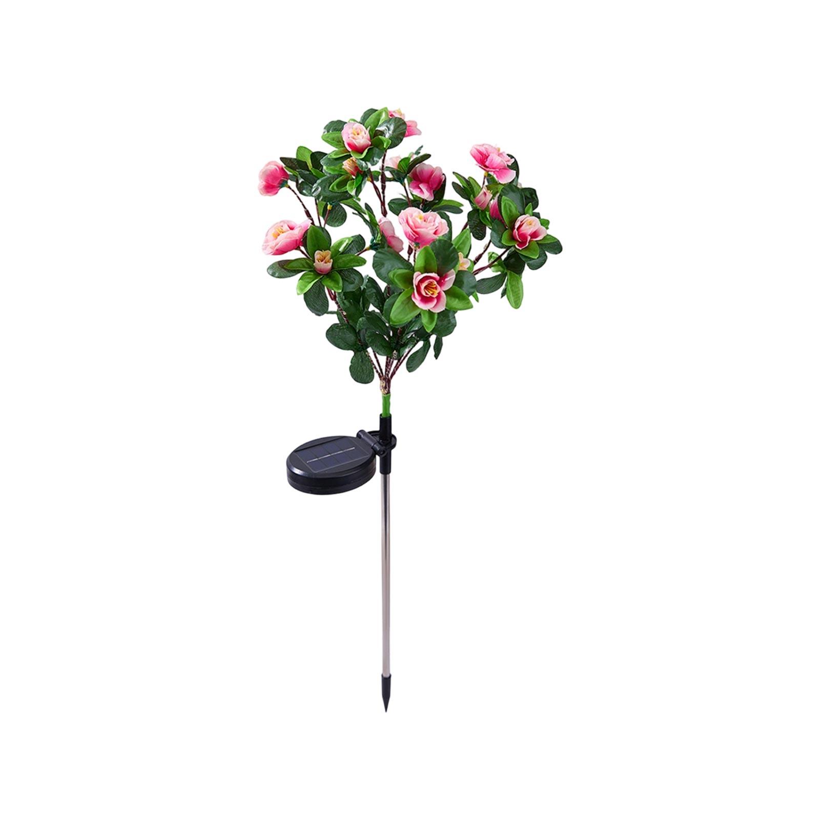 

Rhododendron Artificial Flower Solar Flower one size розовый
