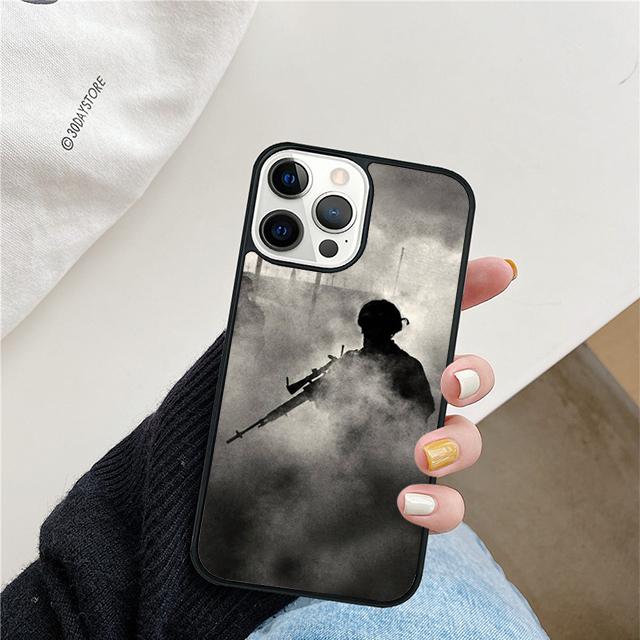 Heißer Armee-Soldat Handyhüllen Cover Für iPhone 17 Air 16 15 14 12 13 11 Pro MAX apple Plus Coque