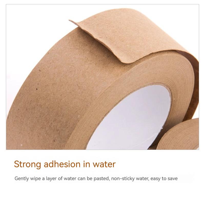 50M 2.4/3.6/4.8cm Water Tape Mounting Watercolor Painting Special Art Painting Wet Water Kraft Paper Tape Chinese Painting Tool