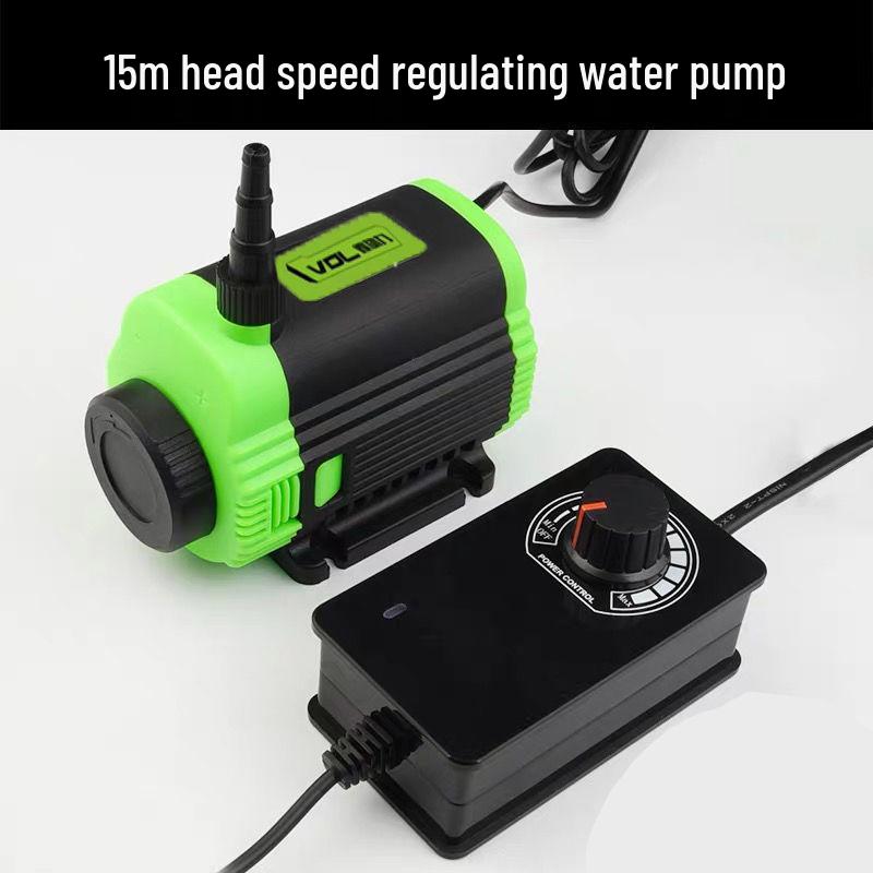 12V Mini-Wasserpumpe: 15m Förderhöhe, Tauchfähig, Selbstansaugend 220V für Schlitz-/Schneidemaschinen