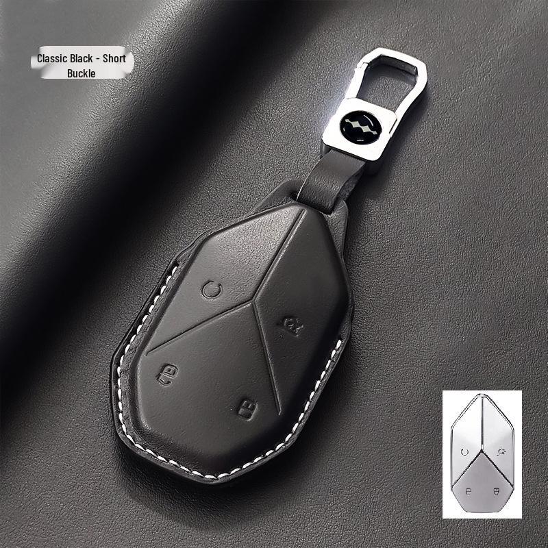 

Compatible with BYD Fangchengbao 5, 8, 3 Key Case and Shell for 2023-2025 Models in Genuine Leather.