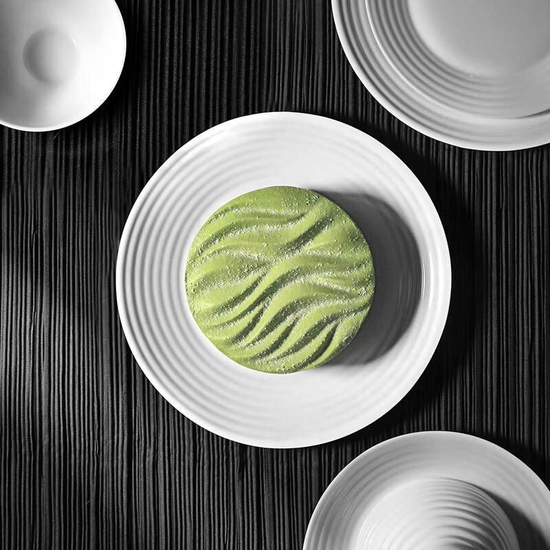 Set di piatti da cena Luminarc Huaruina Bianco, 8 Pezzi