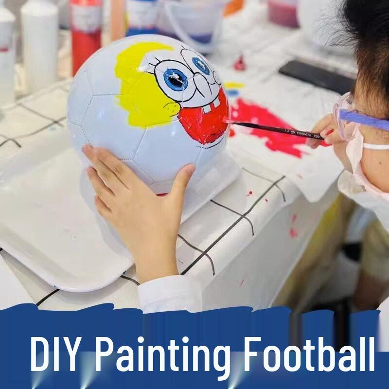 Summer Team Building Football Coloring DIY Kit for Kids & Adults