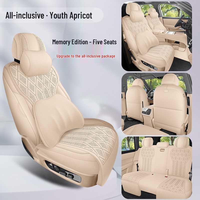 AITO M9 Suede Seat Cushions, Fit for 25 Models, All-Season, Suitable for Five/Six-Seater Cars - Car Accessories