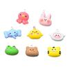 Colorful Resin Cartoon Animal Keychain: Sheep, Rabbit, Frog Pendant for DIY Jewelry