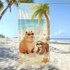 Capybara Faultier Sommer Strandtuch Gemustert Sonnenschutz Und Winddicht Geeignet Für Schwimmbad Camping Reisen