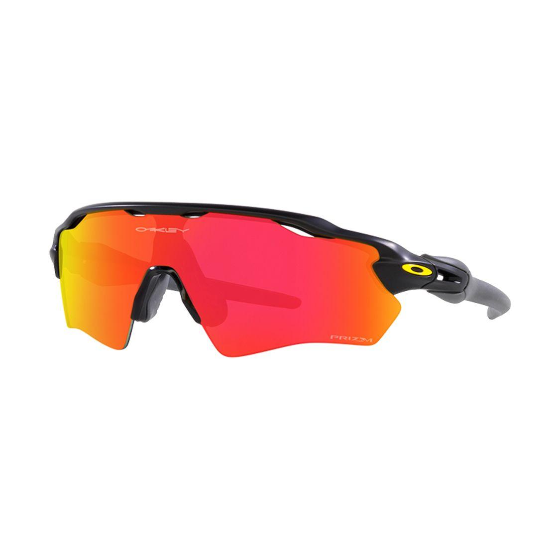 Oakley Letter Logo Decorated TR Memory Plastic Irregular Shape Sunglasses Unisex sunglasses Black 0OJ9001-27 Eyeglass Case+Dust Bag,F,Black