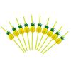 100Pcs 3D Pineapple Tropical Fruit Straw Beach Party Cocktail Drinking Sucker KTY