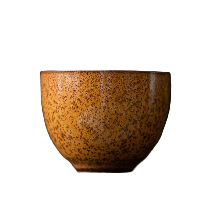 

Handmade retro coarse pottery tea cup antique kiln transformed ceramic master cup household kung fu tea set tea cup single cup 200ml