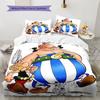 Asterix Bedding Quilt Set Quilt Cover Pillowcase Home Decoration Birthday Gift (1 * Duvet Cover + 2 * Pillowcase, Without Core)