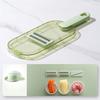 Multifunctional Vegetable Chopper Slicer Shredder Grater, Kitchen Potato Carrot Cucumber Cutter with Hand Guard