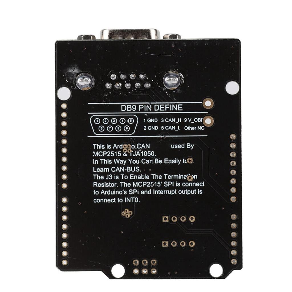 HW A001 CAN Bus Shield MCP2515 Expansion Board Support For CAN2.0 protocol