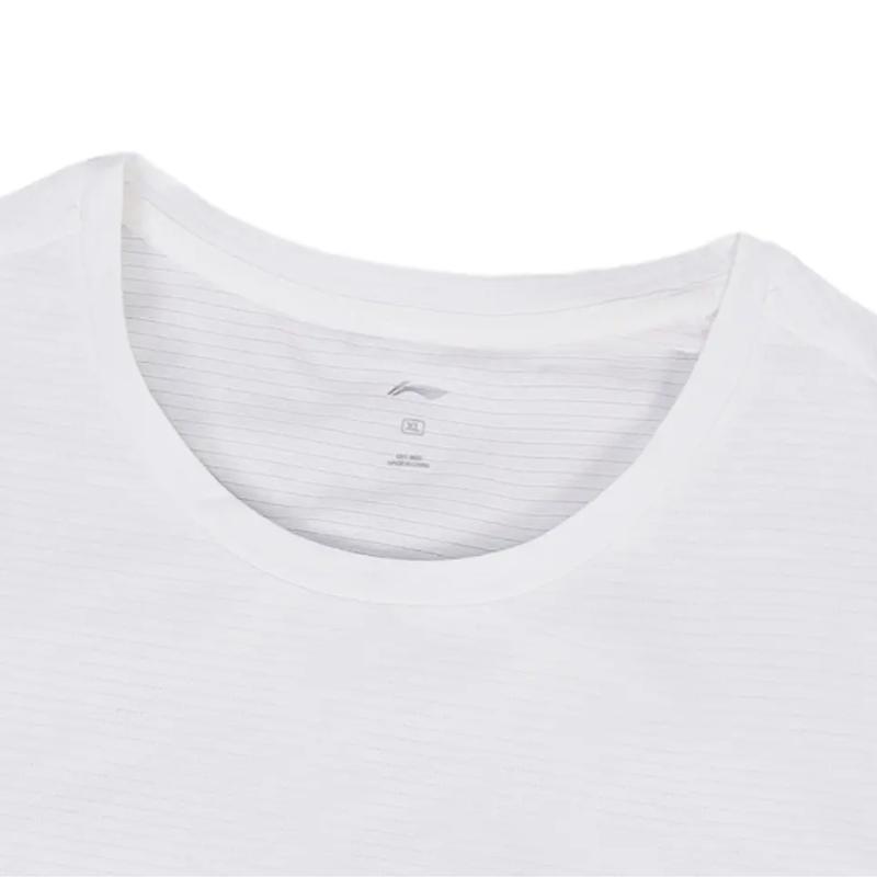 Li Ning Plain Round Neck Pullover Short Sleeve Top Comfortable Breathable Quick Dry Shorts Casual Sports Suit Unisex Sports Suit YTSU149-3+YKSV197-2