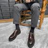 [Haute couture version cowhide inner lining] 2022 autumn and winter new men's Brock business casual leather shoes men