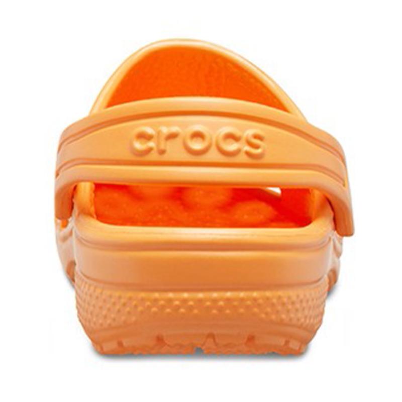 Crocs Classic Clog Beach Children's Hole Sandals Honeydew Orange Children's Style