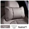 Compatible with 25 Zeekr 001 models: Nappa Leather Headrests, 007GT Lumbar Supports, and 009 Car Seat Backrests