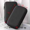 Portable Mini 3C Hard Shell Digital Gadgets Storage Bag Artificial Leather Earphone Charger Case Data Cable U Disk Organizer