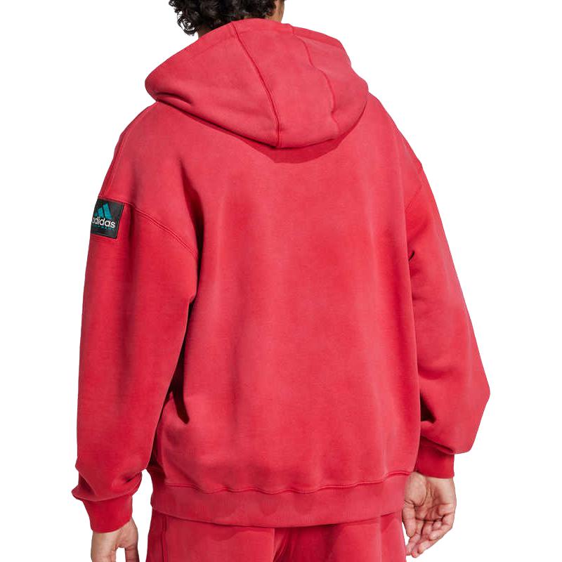 adidas Equipment Series EQT Hoodie Washed Series Comfortable Soft Versatile American Vintage Hooded Jacket Men Hoodies Red JD0660